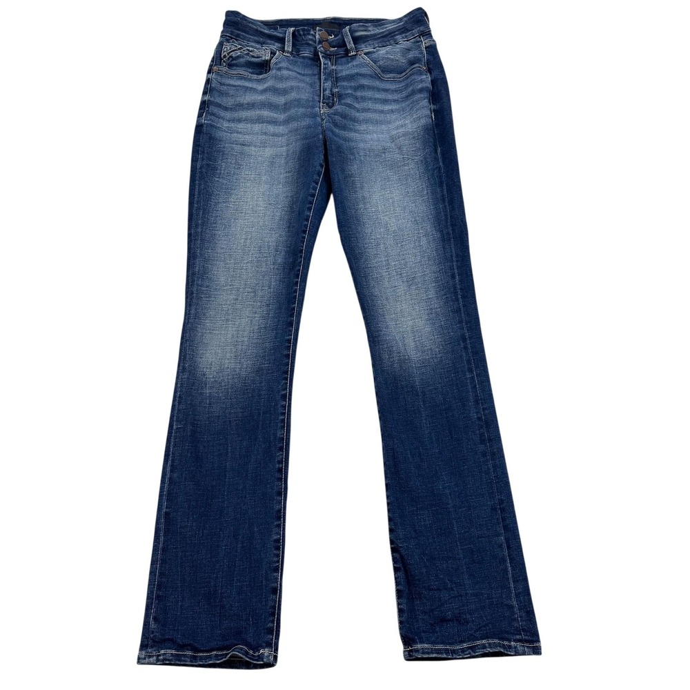 Buckle Black Fit 93 Straight Jeans Womens 31x32 Blue Medium Wash Stretch Denim